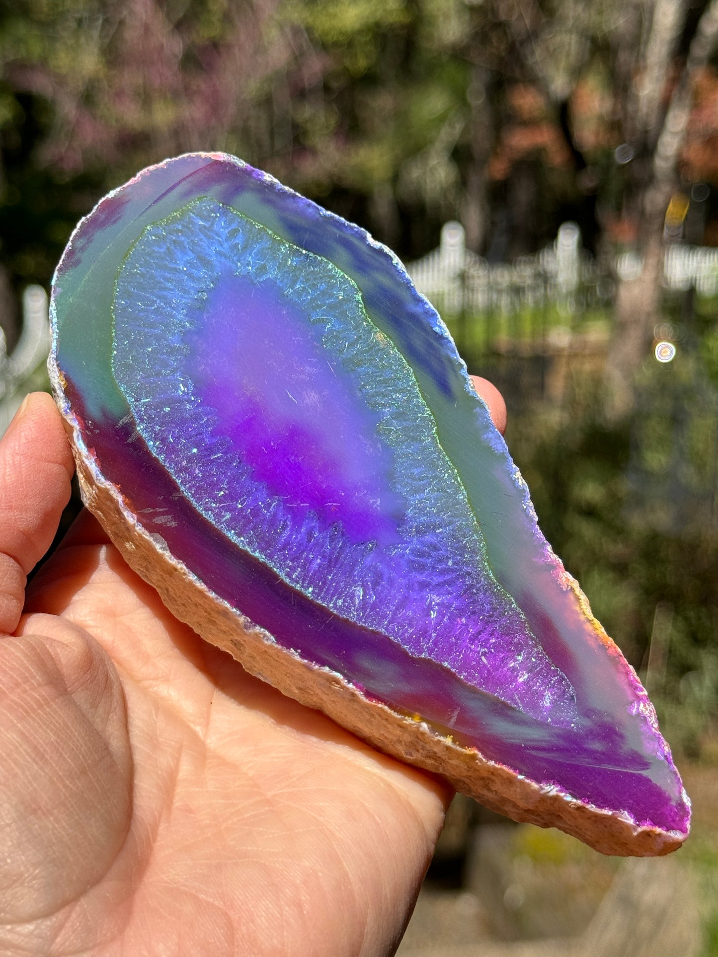 Angel Aura Agate Slab