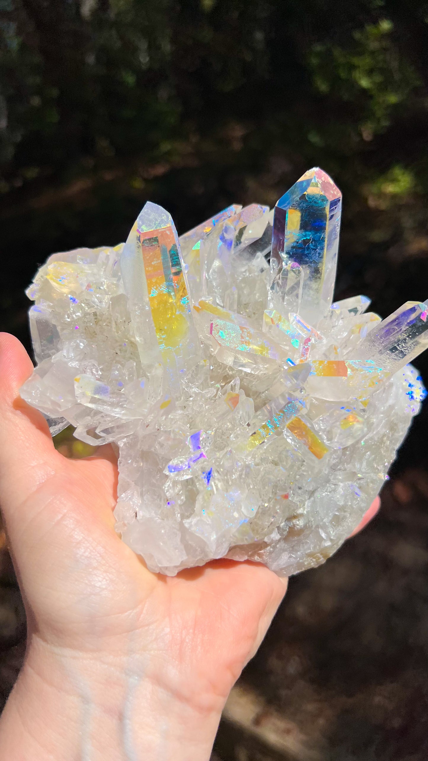 Angel Aura Quartz Cluster