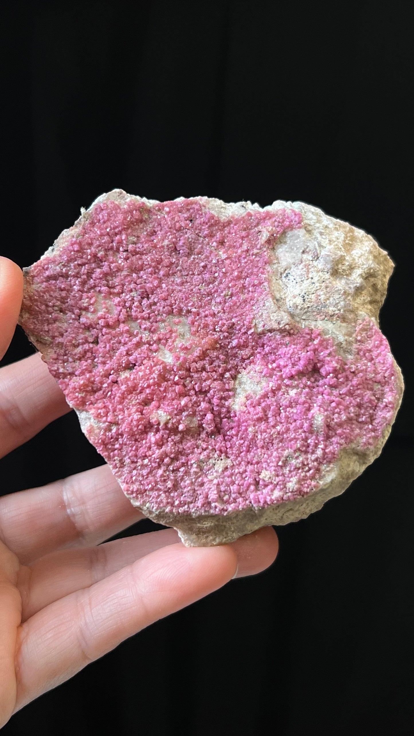 Pink Cobalt Calcite Geode