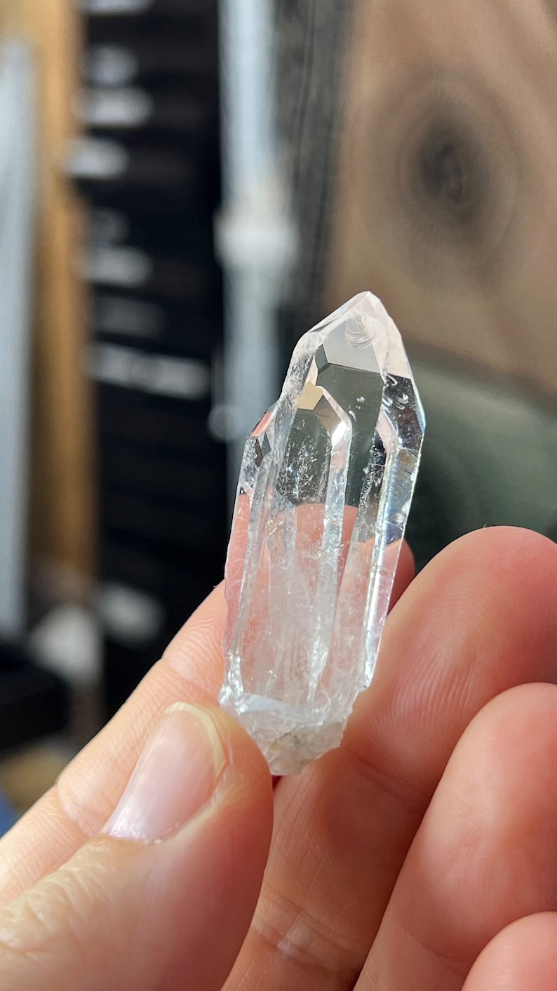 Prismatic Small Lemurian Twin Quartz, Arkansas, USA