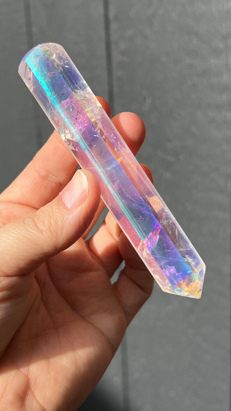 Angel Aura Quartz Wand