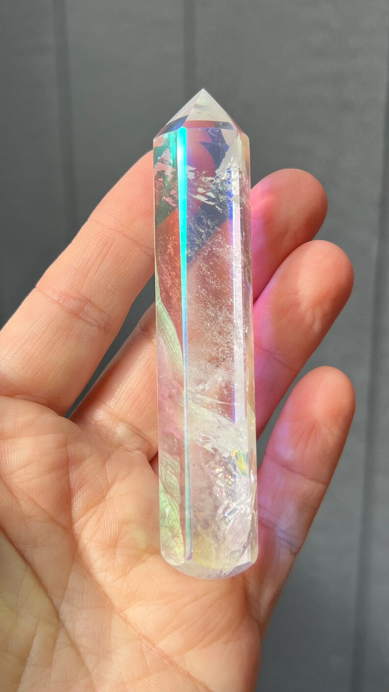 Angel Aura Quartz Wand