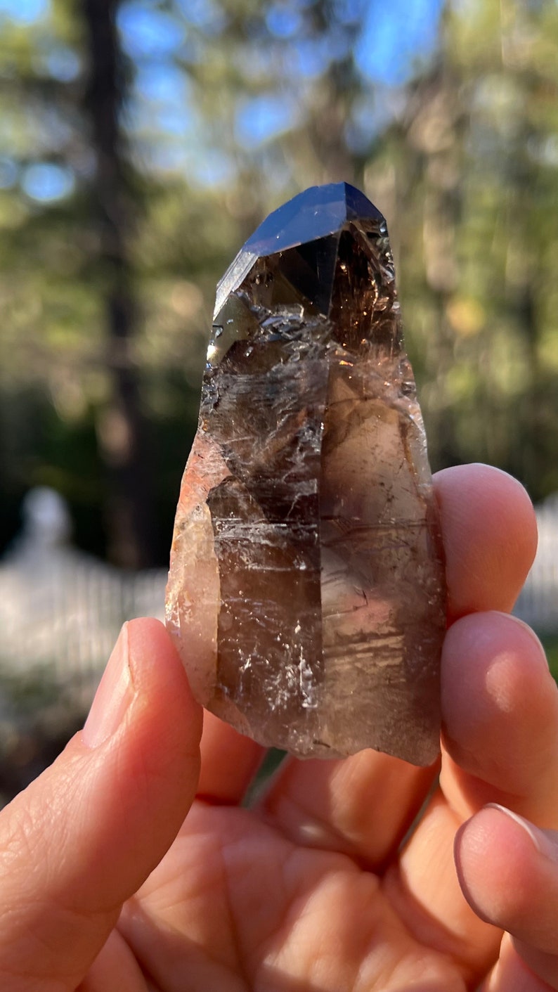 Prismatic Smoky Quartz Point, 31.5g Malawi