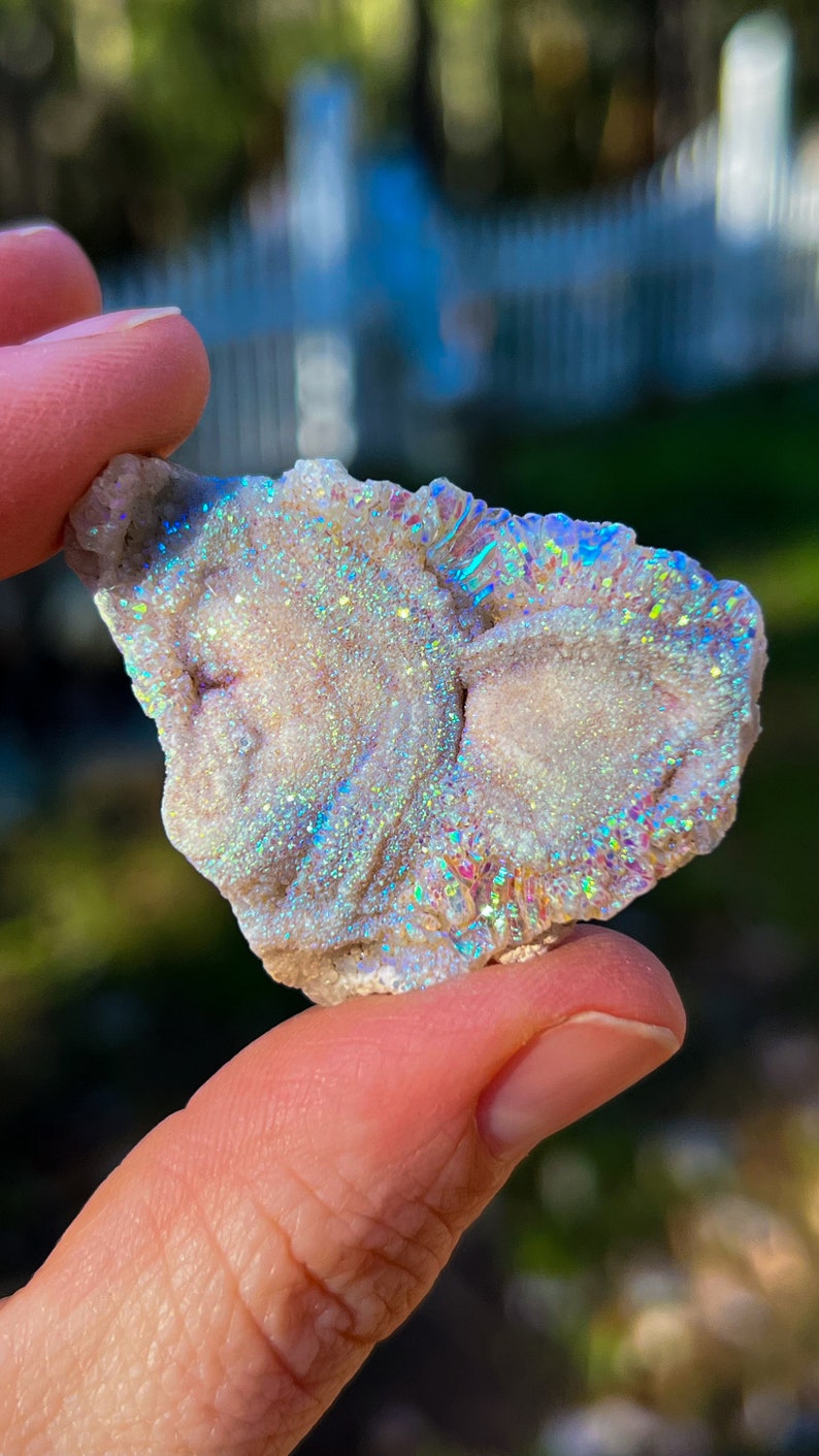 Angel Aura Galaxy Chalcedony