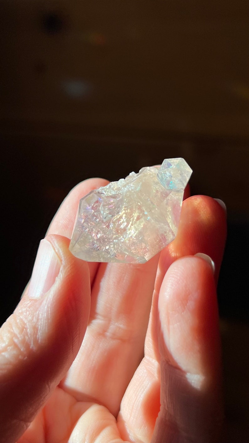 Angel Aura Herkimer Diamond, NY 65 ct