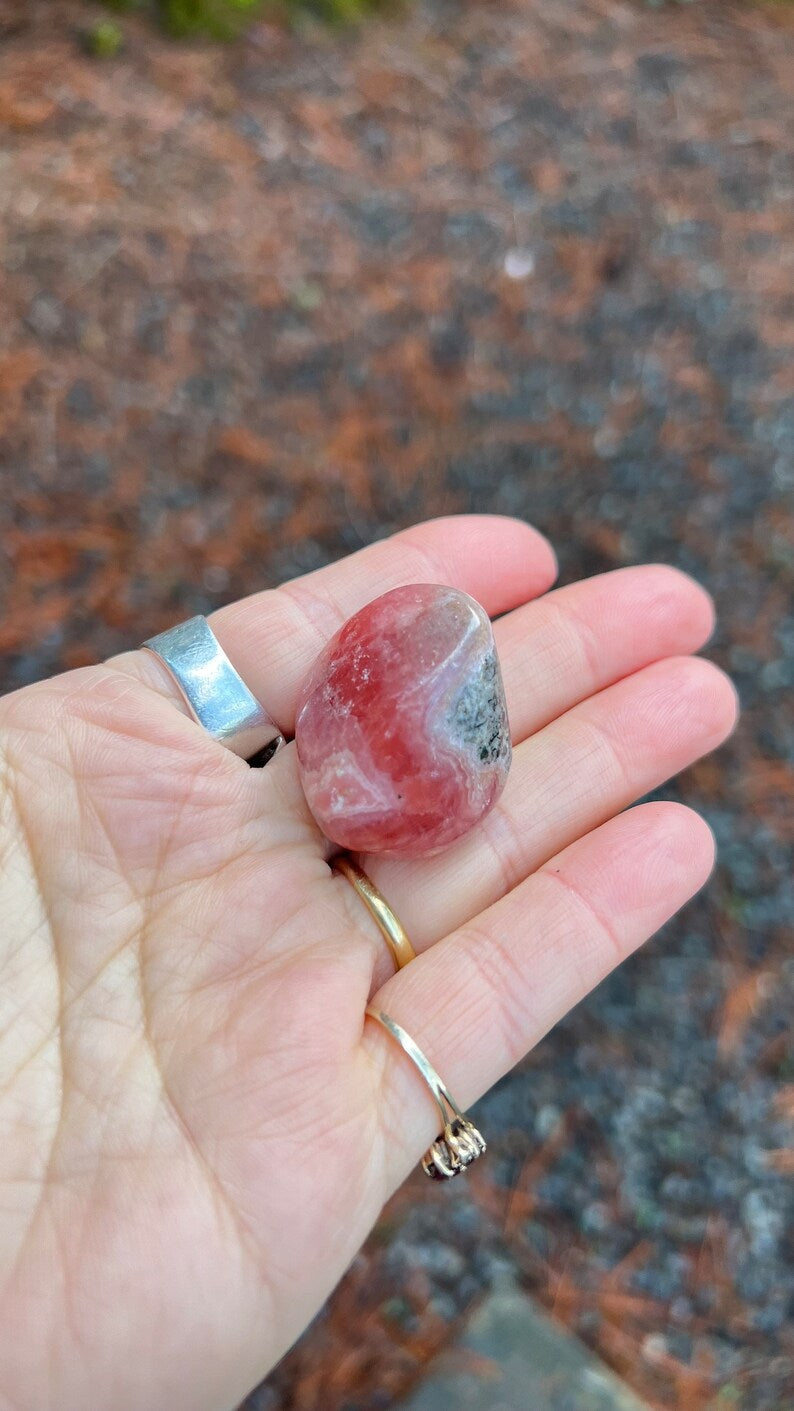 Rhodochrosite Tumbled Stone