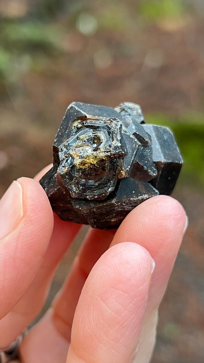 Andradite Garnet var. Melanite, Black Garnet, 31g Mali