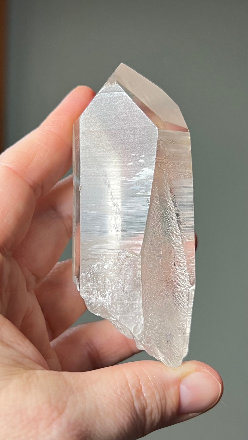 Clear Lemurian Recordkeeper Quartz, Brazil
