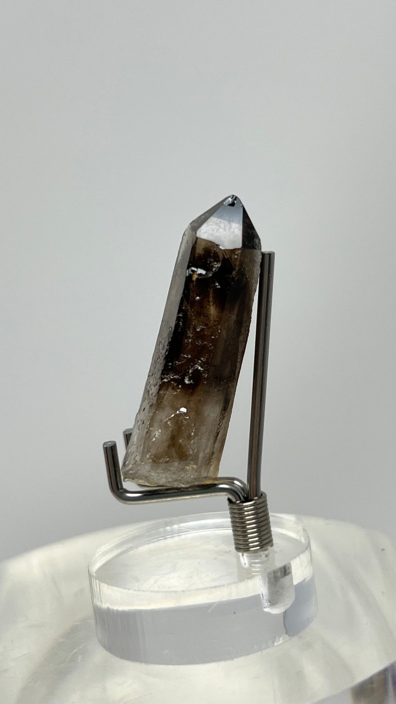 Prismatic Smoky Quartz Point, 5g Malawi