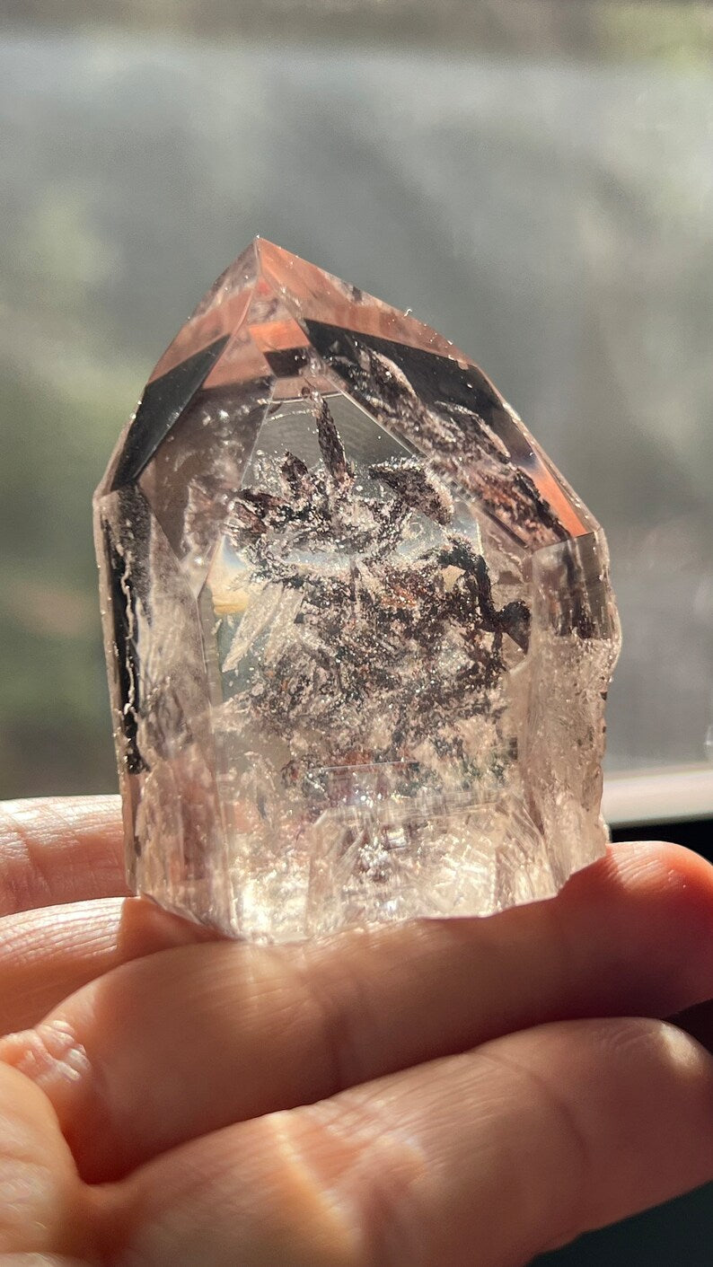 Cerussite Lemurian Generator, Lawrence Stoller 80g Brazil