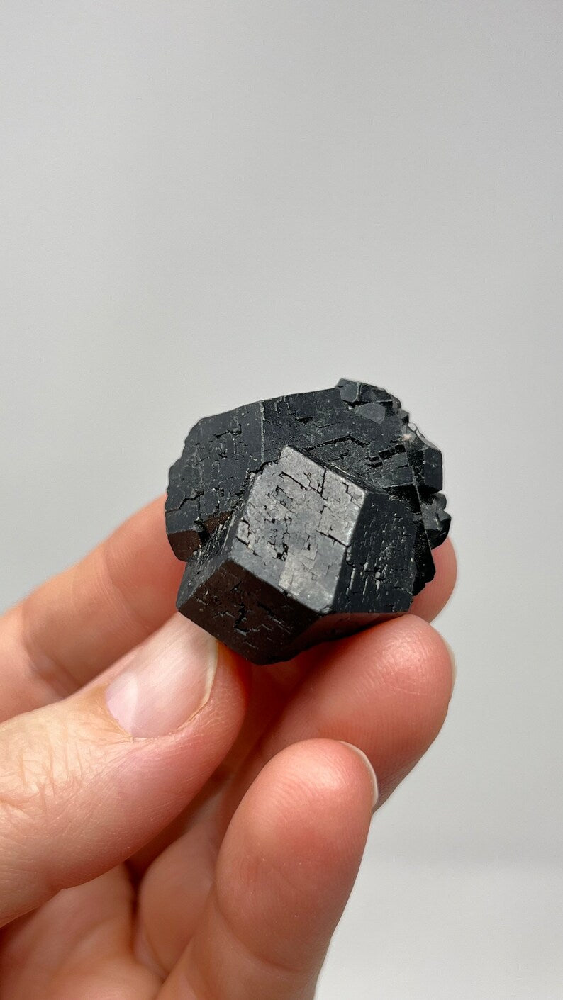Andradite Garnet var. Melanite, Black Garnet, 28g Mali