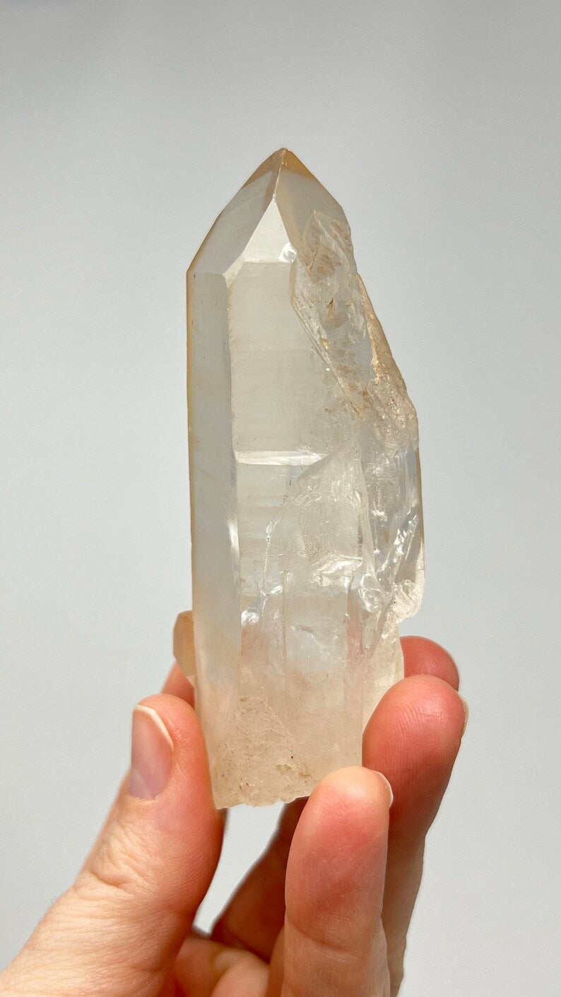 Golden Healer Lemurian Recordkeeper Quartz 154g, Brazil