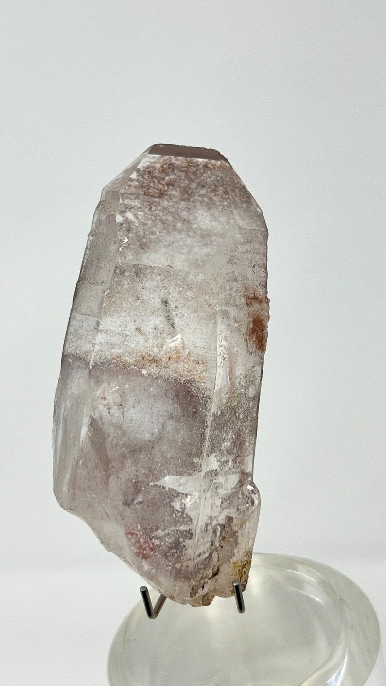 Pink Lemurian Time-link Quartz, 143g Brazil