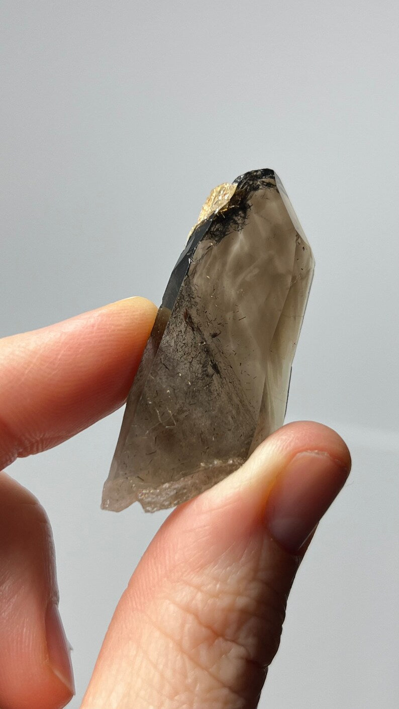 Prismatic Smoky Quartz Point, 11g Malawi