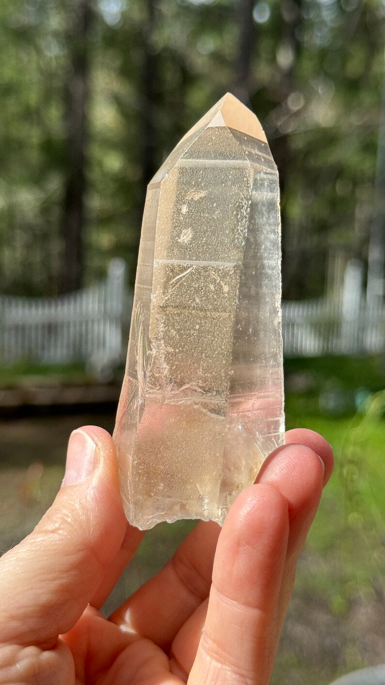 Golden Healer Lemurian Quartz 136g, Brazil