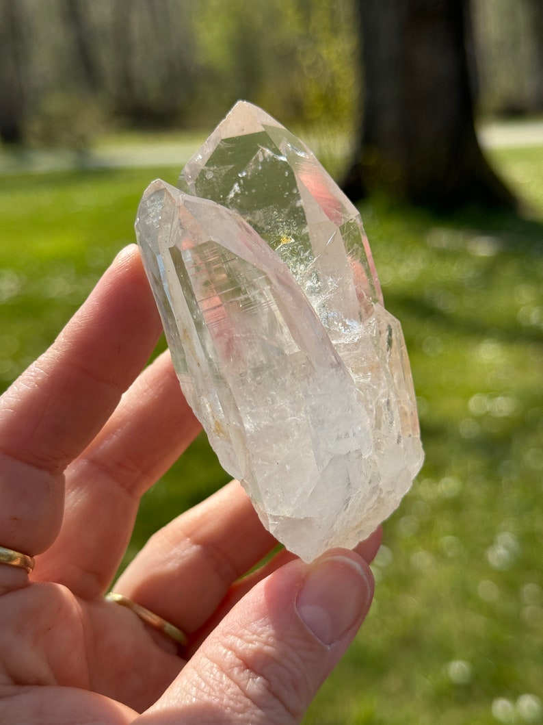 Triple Lemurian Quartz, 192g Arkansas, USA