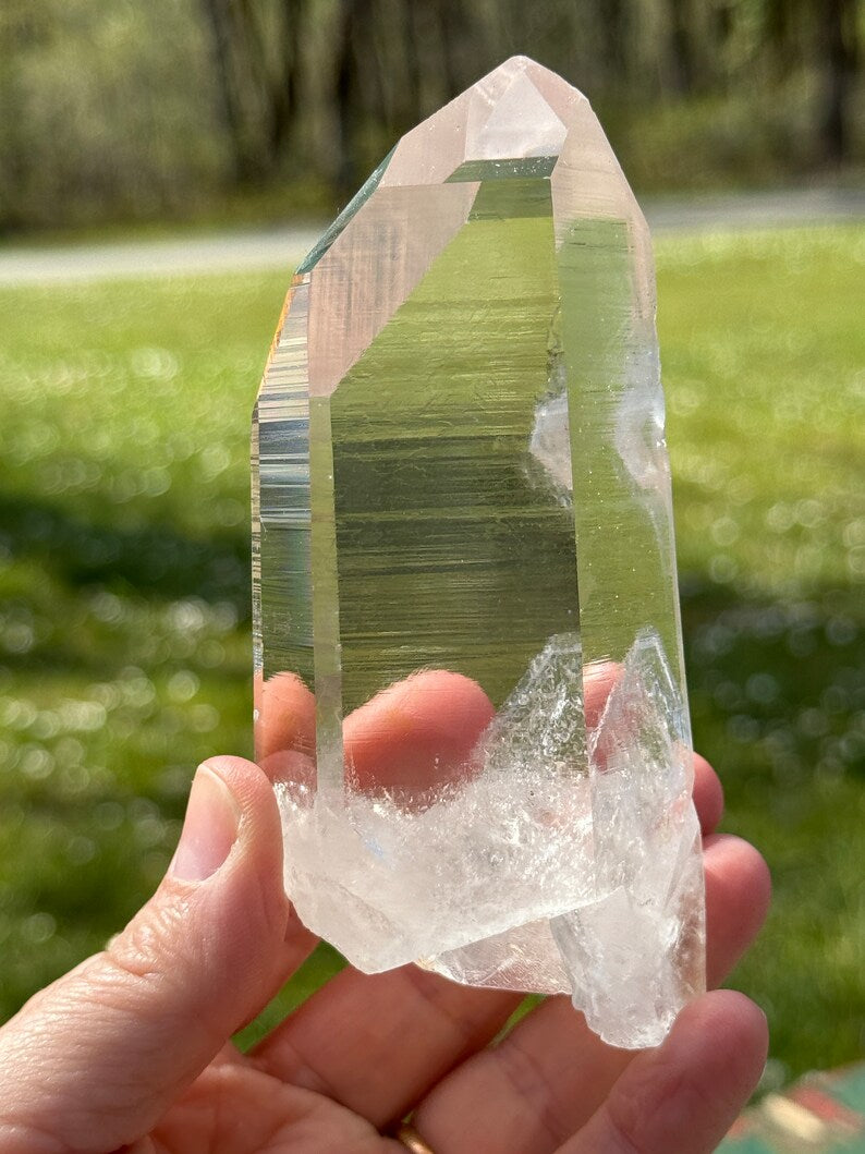 Optical 737 Lemurian Quartz, 322g Arkansas USA