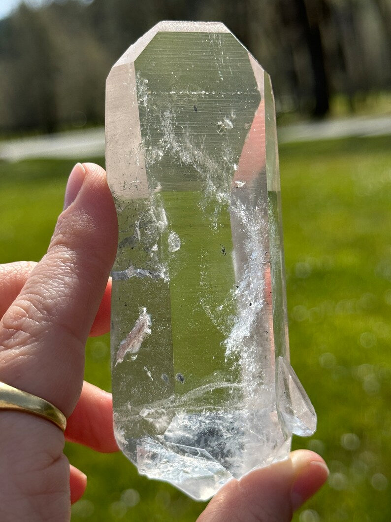 Prismatic Lemurian Quartz, 203g, Arkansas, USA