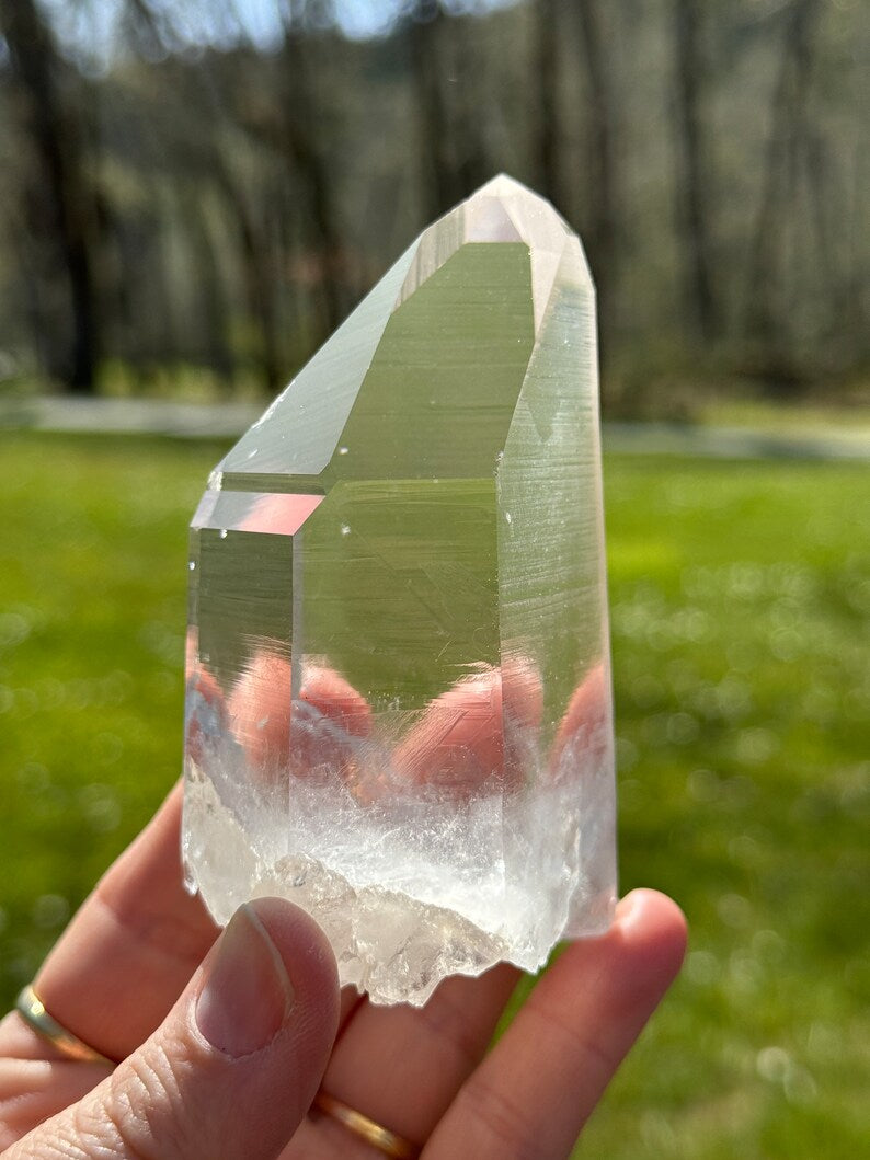 Diamond Window Lemurian Quartz, 318g Arkansas, USA