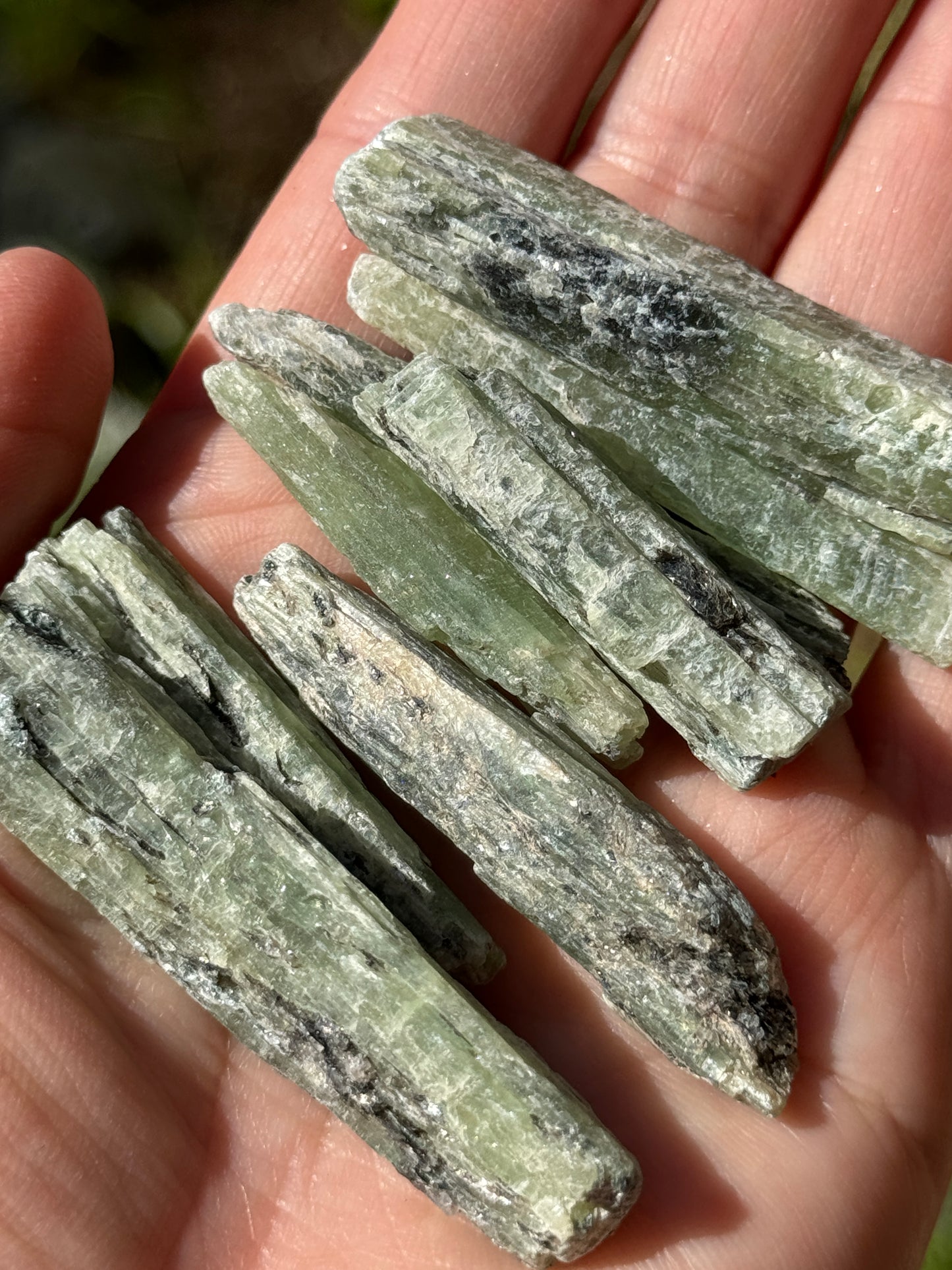 ONE Green Kyanite Blade, Raw Natural Mineral Specimen