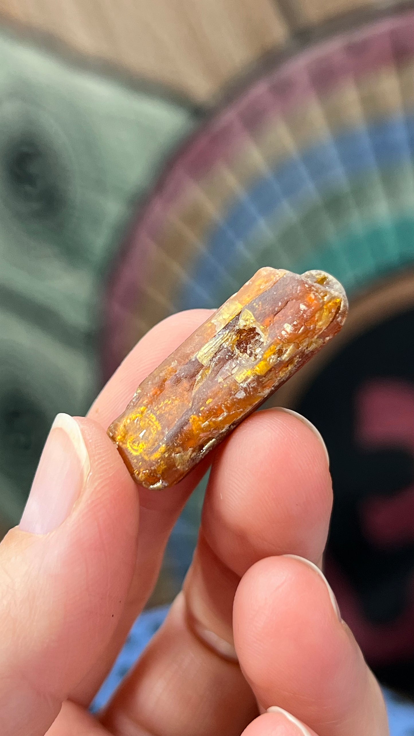 Orange Kyanite Gem, Tanzania