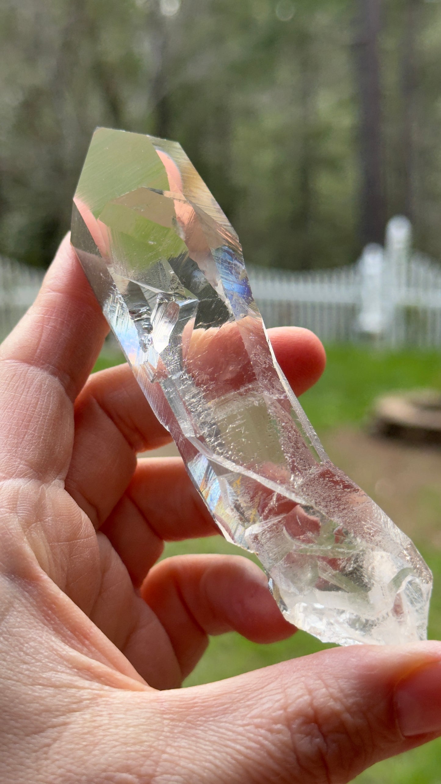 Prismatic 737-Key Lemurian Quartz, 114g Arkansas, USA