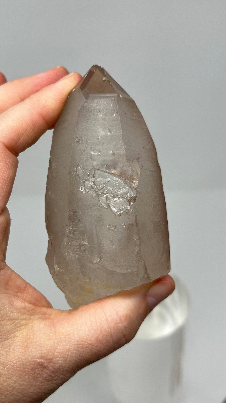 737 Pink Lemurian Quartz, Brazil