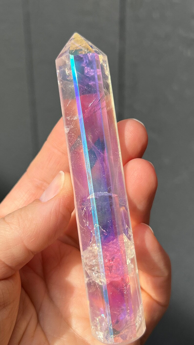 Angel Aura Quartz Wand
