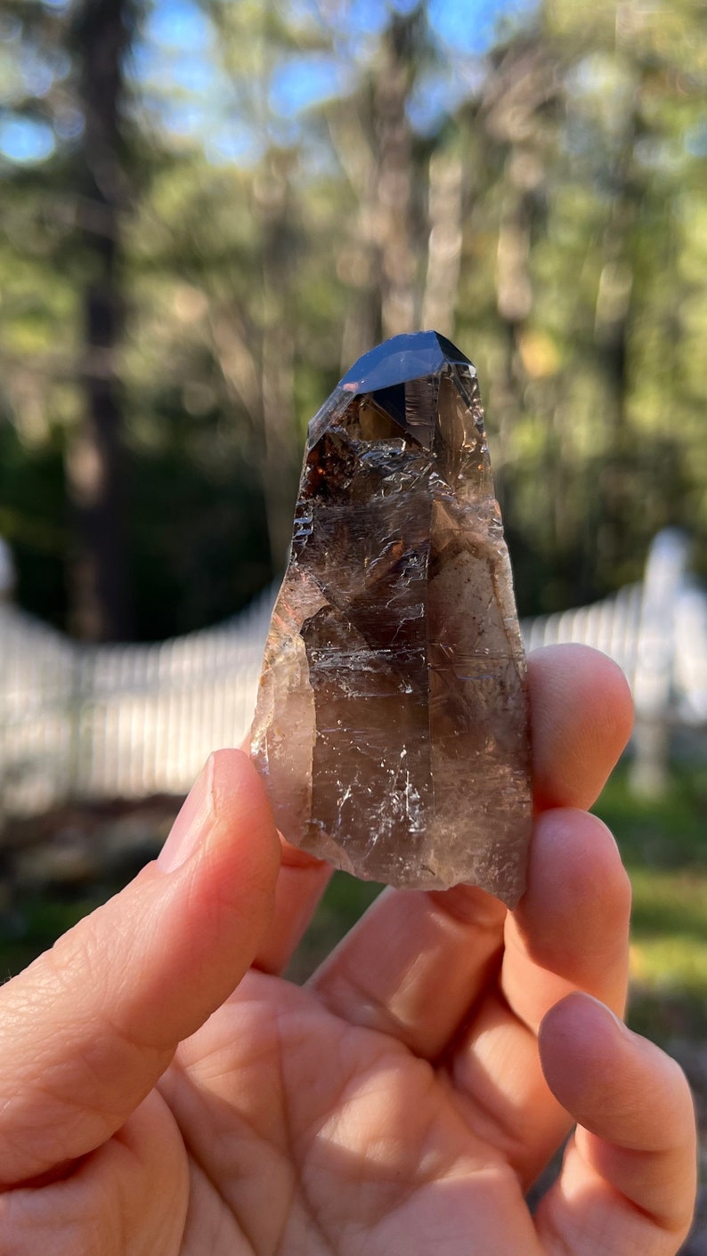 Prismatic Smoky Quartz Point, 31.5g Malawi