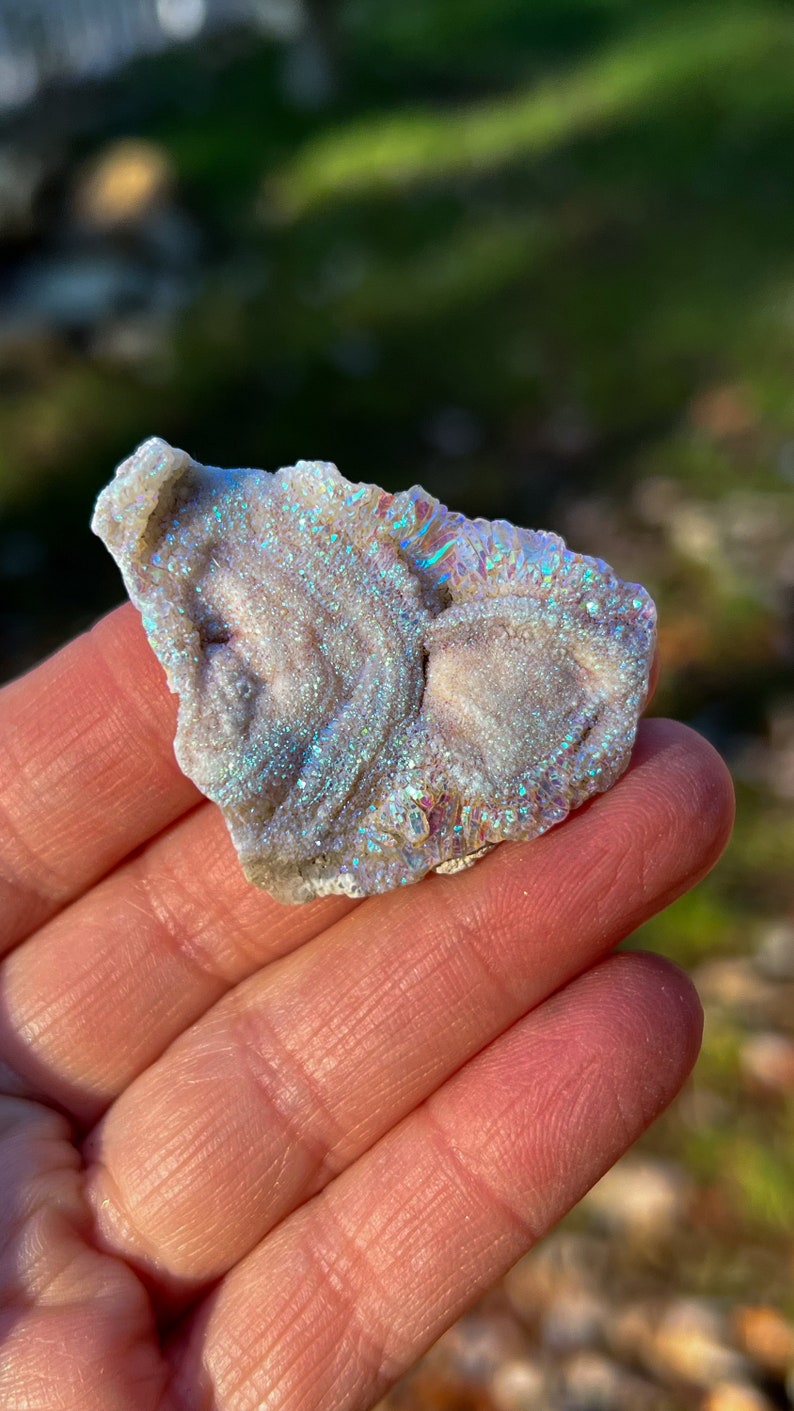 Angel Aura Galaxy Chalcedony
