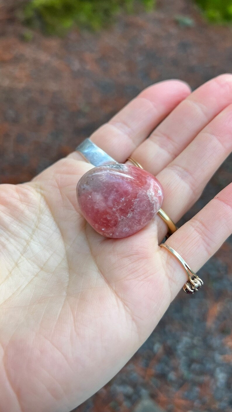 Rhodochrosite Tumbled Stone
