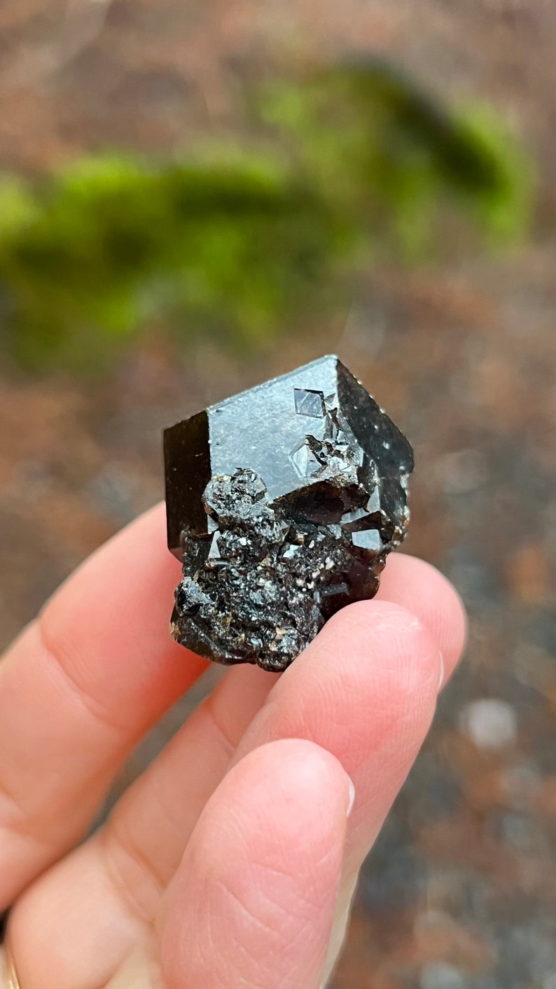 Andradite Garnet var. Melanite, Black Garnet, 22g Mali