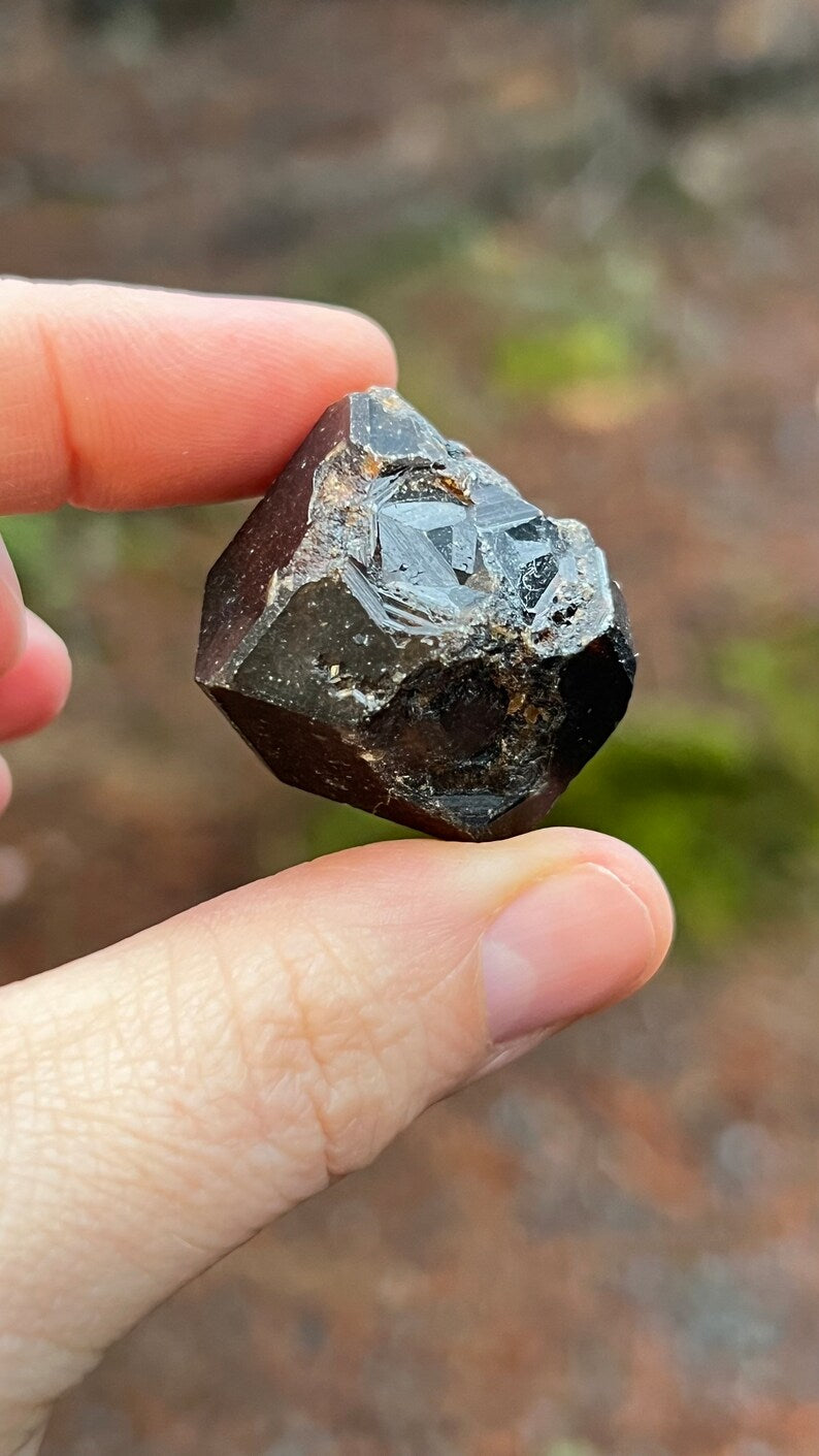 Andradite Garnet var. Melanite, Black Garnet, 39g Mali