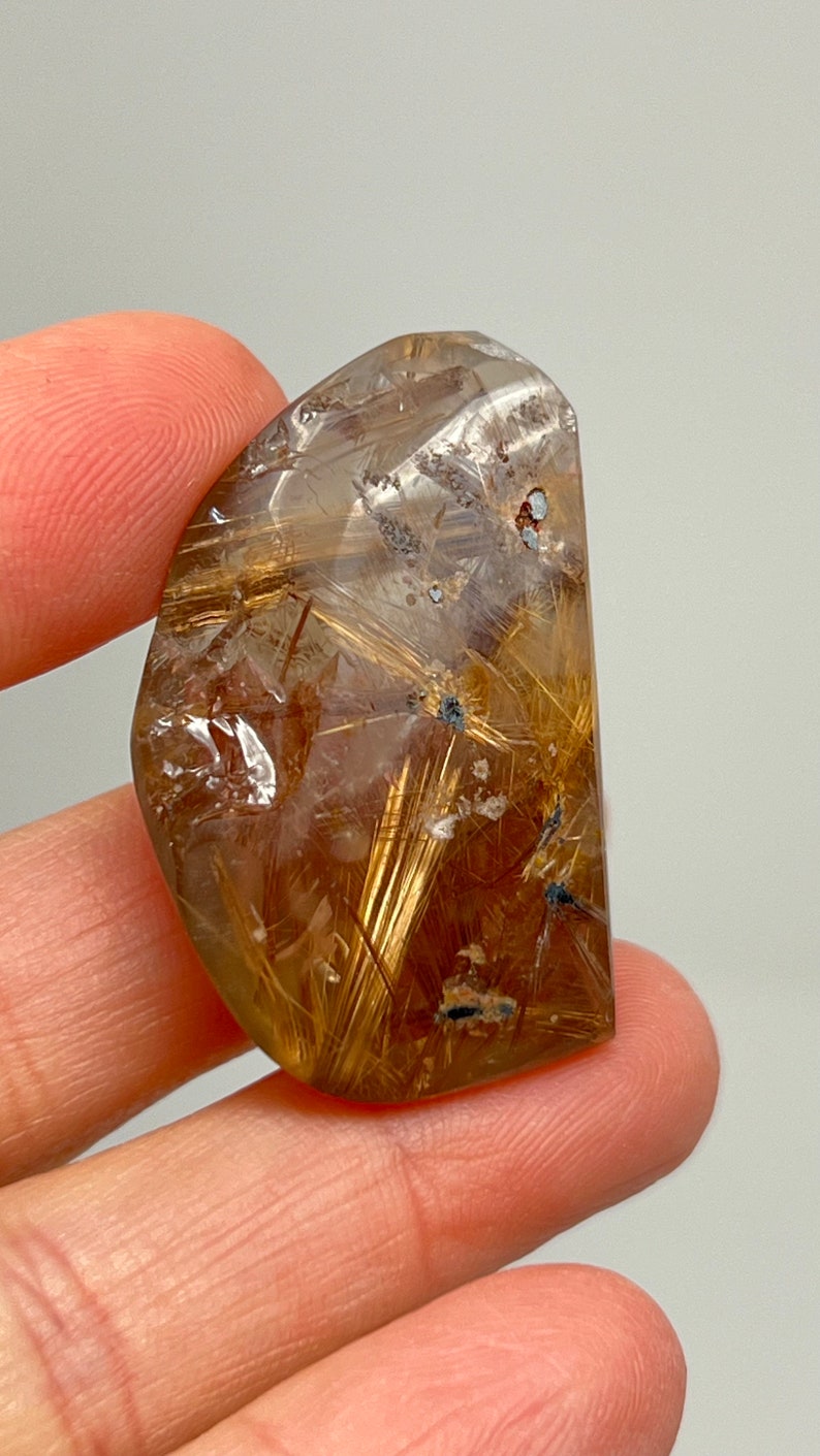 Prismatic Rutile in Quartz, 24g Brazil