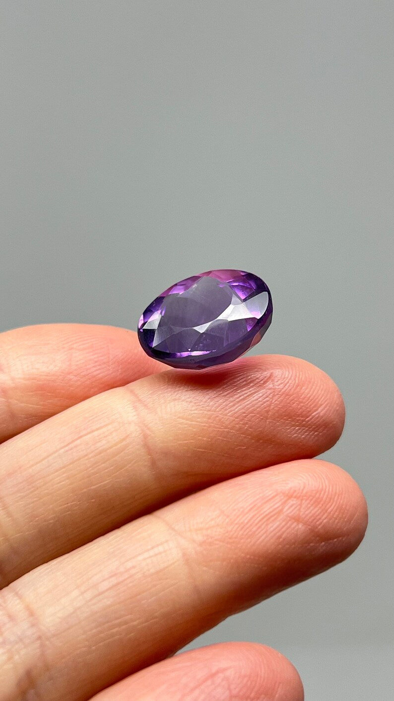 Pink Amethyst Gemstone, 13.5 ct, Four Peaks, Arizona, USA