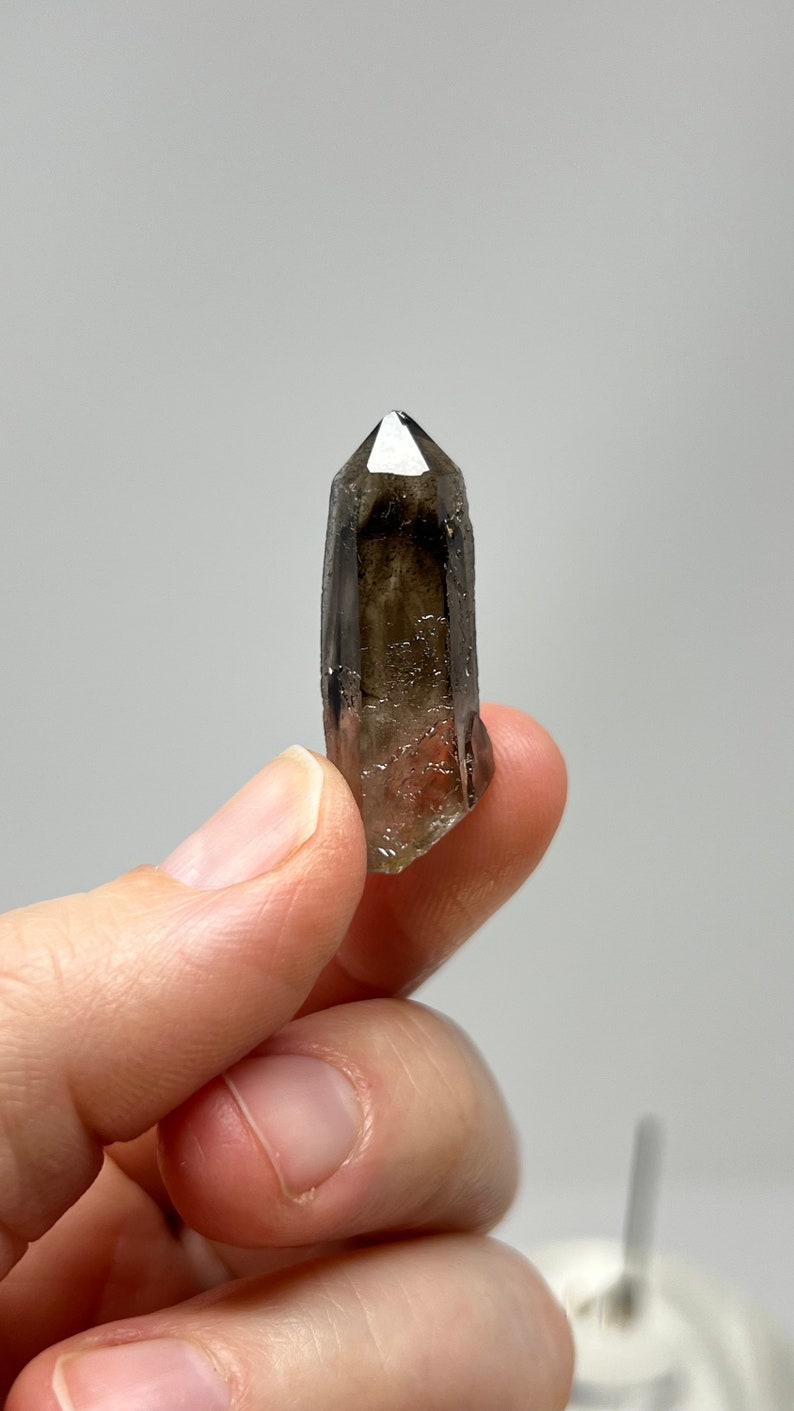 Prismatic Smoky Quartz Point, 5g Malawi
