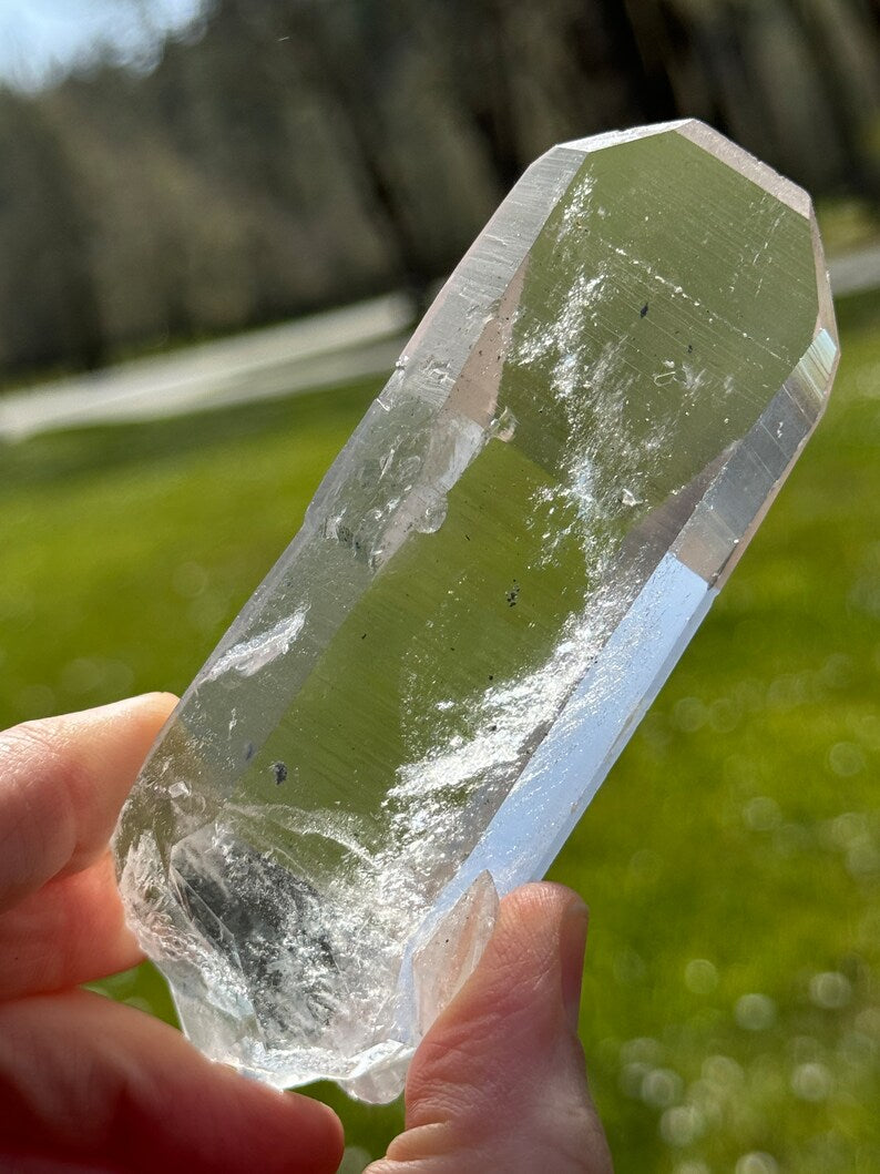 Prismatic Lemurian Quartz, 203g, Arkansas, USA