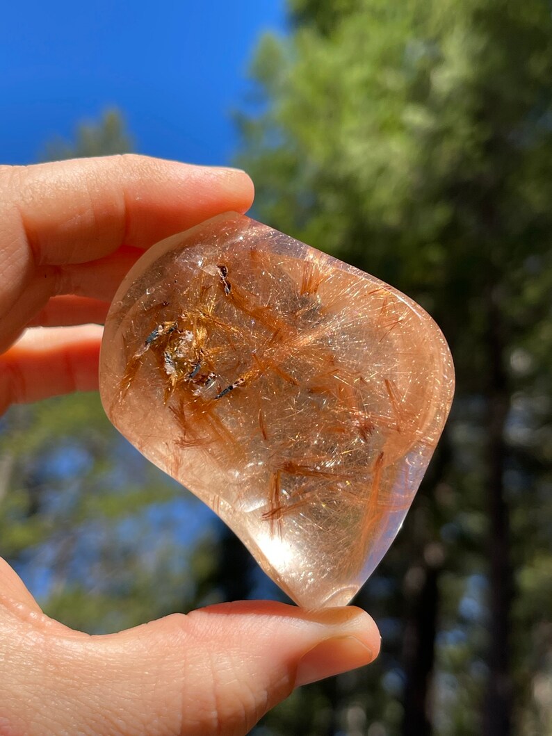 Prismatic Gold Rutile in Quartz, Lawrence Stoller, Brazil