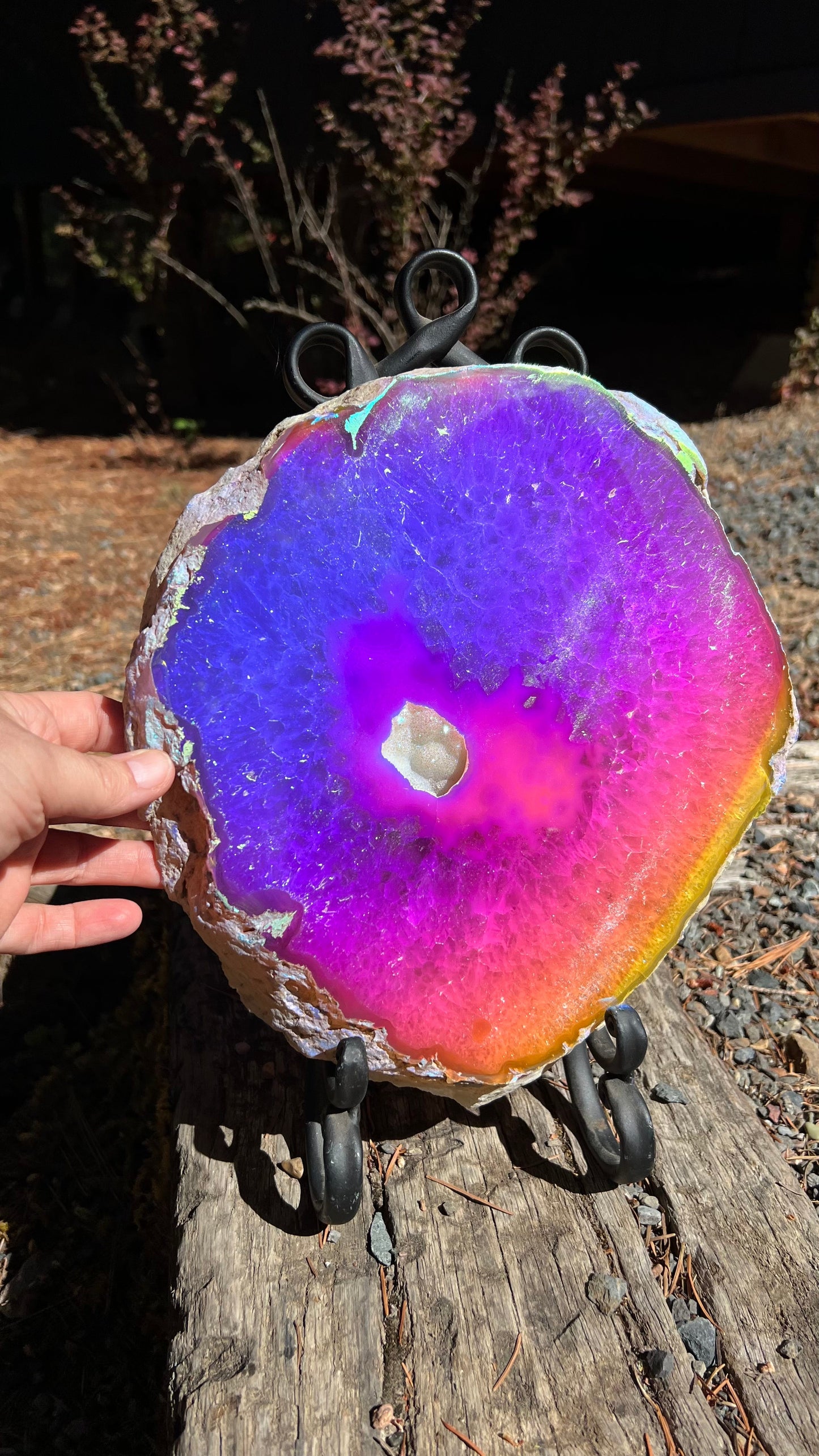 Large Angel Aura Agate Slab