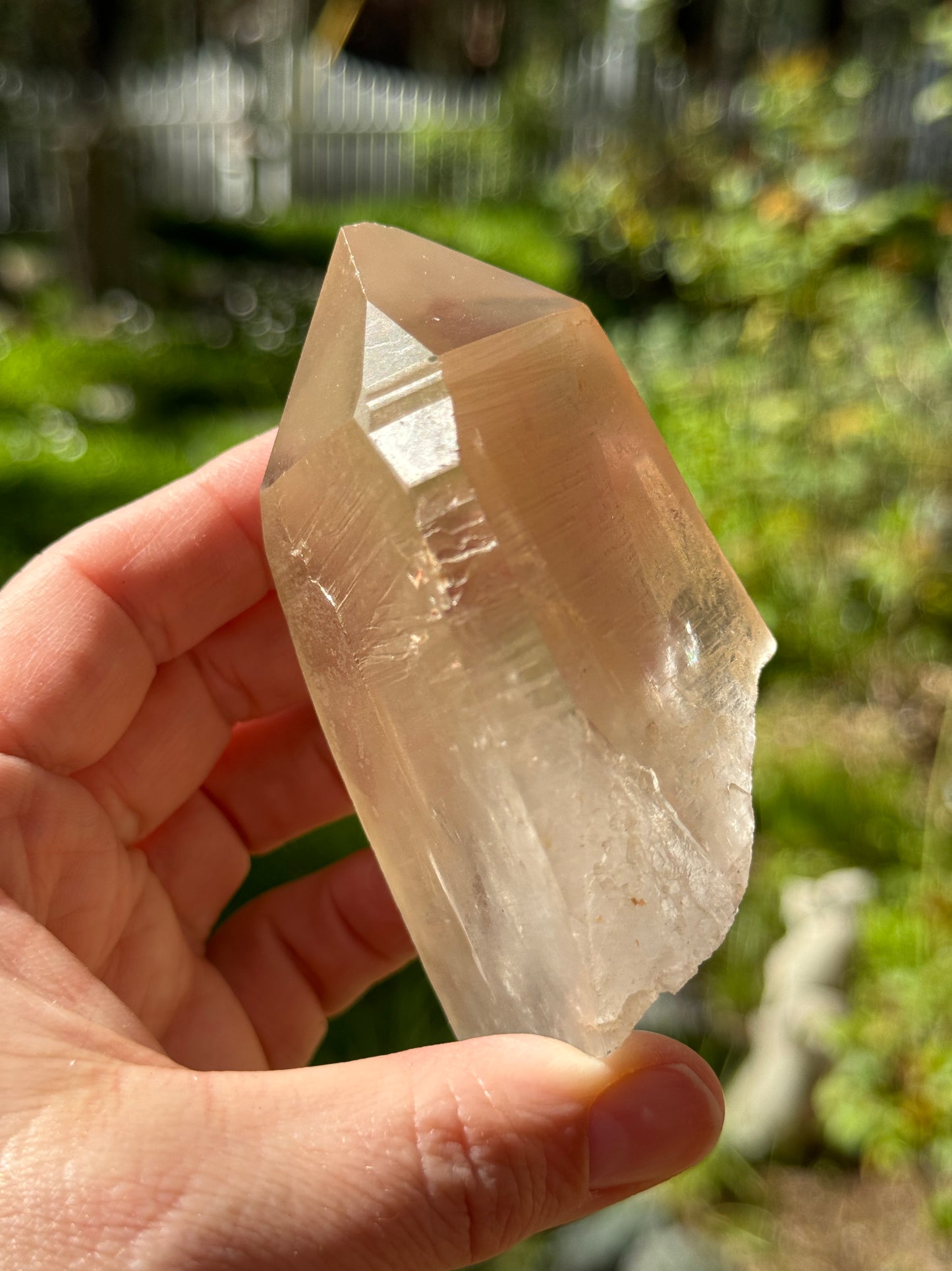 Bendy Golden Healer Lemurian Quartz, 286g Brazil