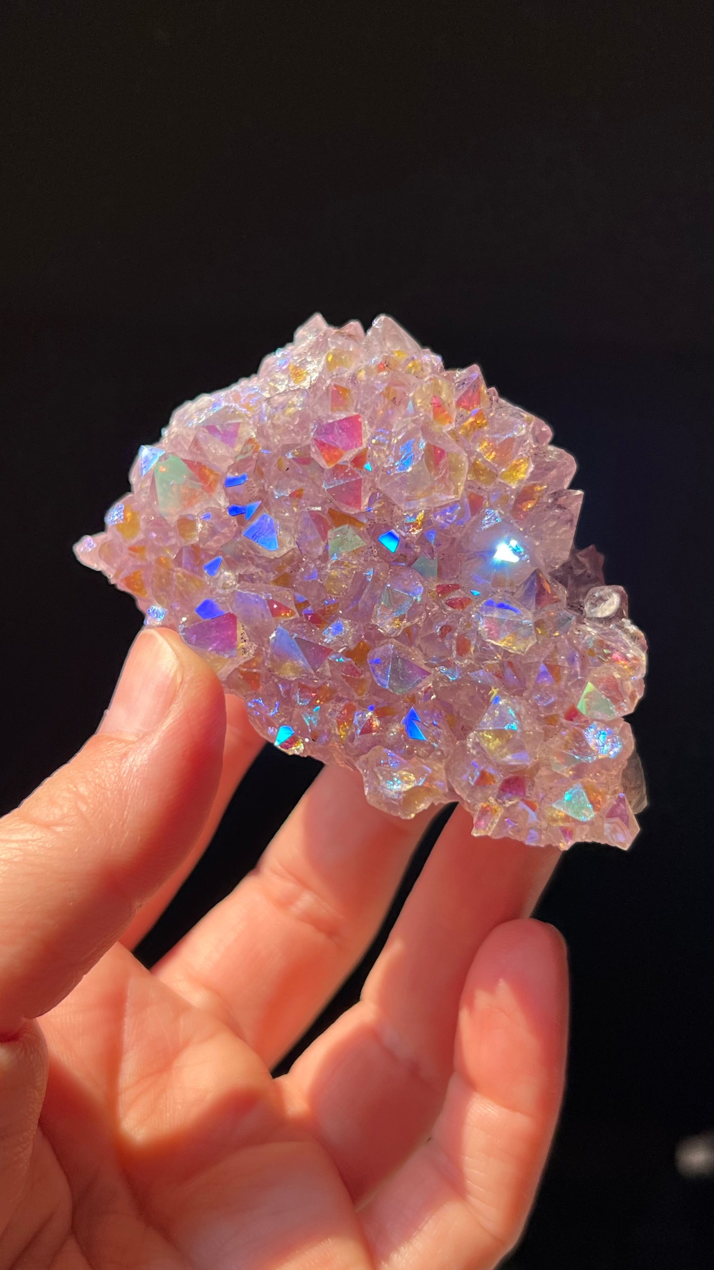 Angel Aura Amethyst Stalactite
