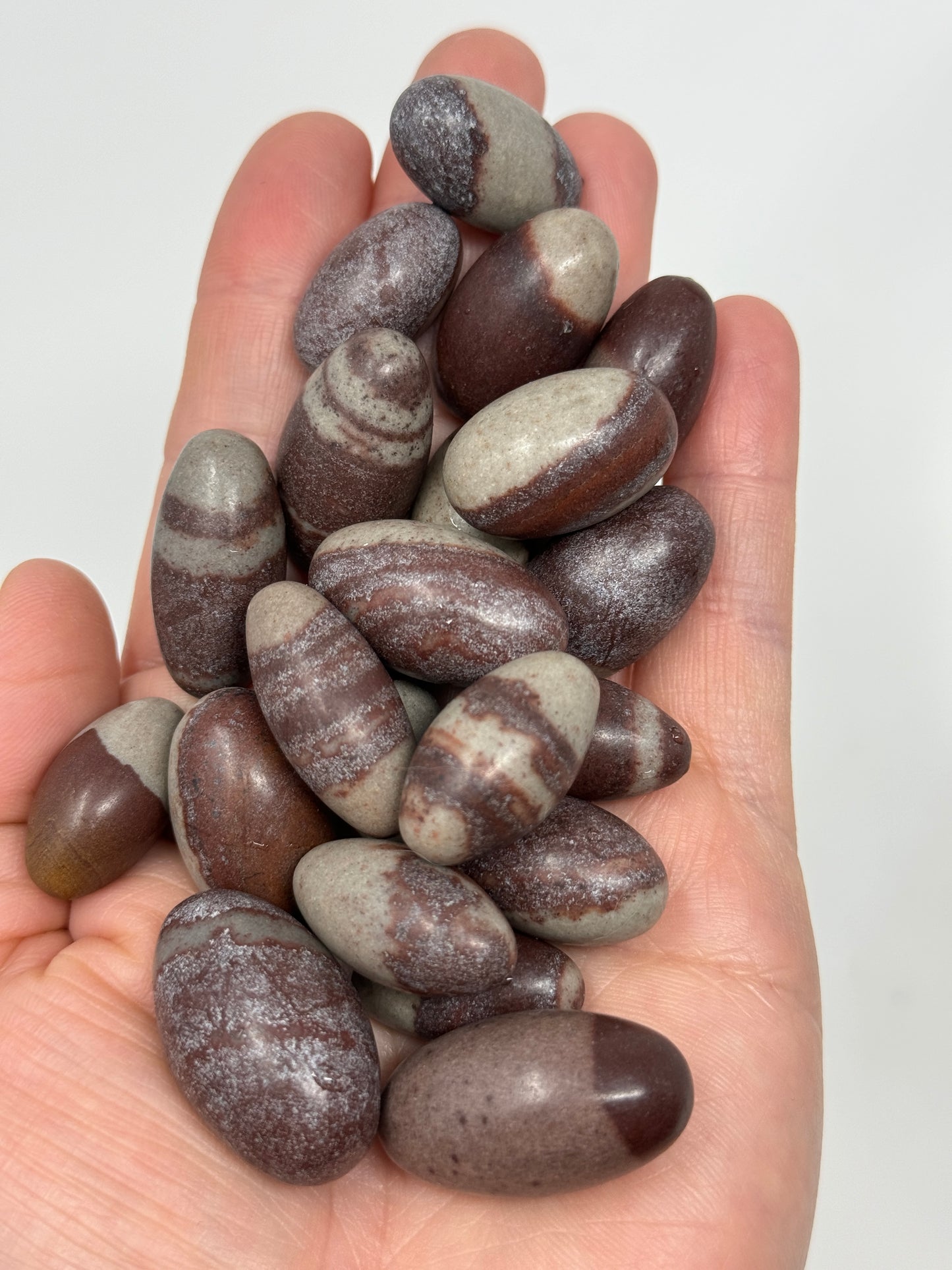 One Shiva Lingam River Tumbled Stone