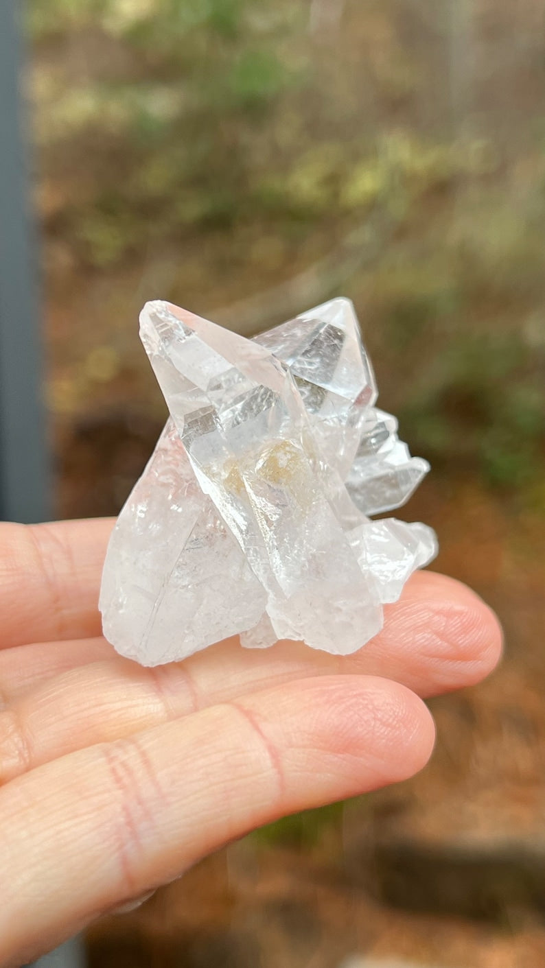 Cross Twin Lemurian Quartz, Arkansas, USA