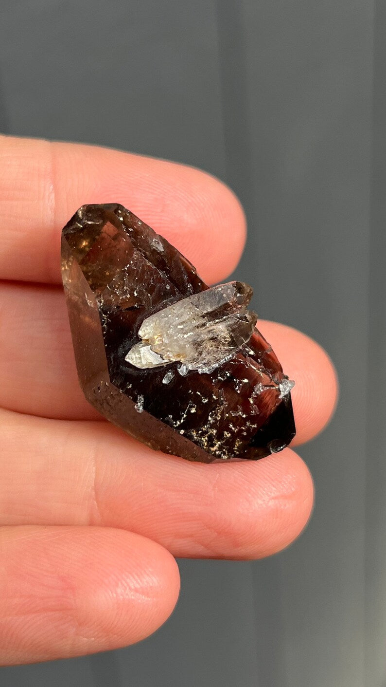 Prismatic DT Smoky Quartz, 11.6g Malawi