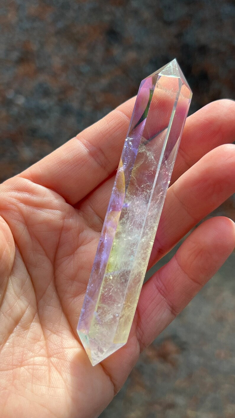 Angel Aura Quartz DT Wand