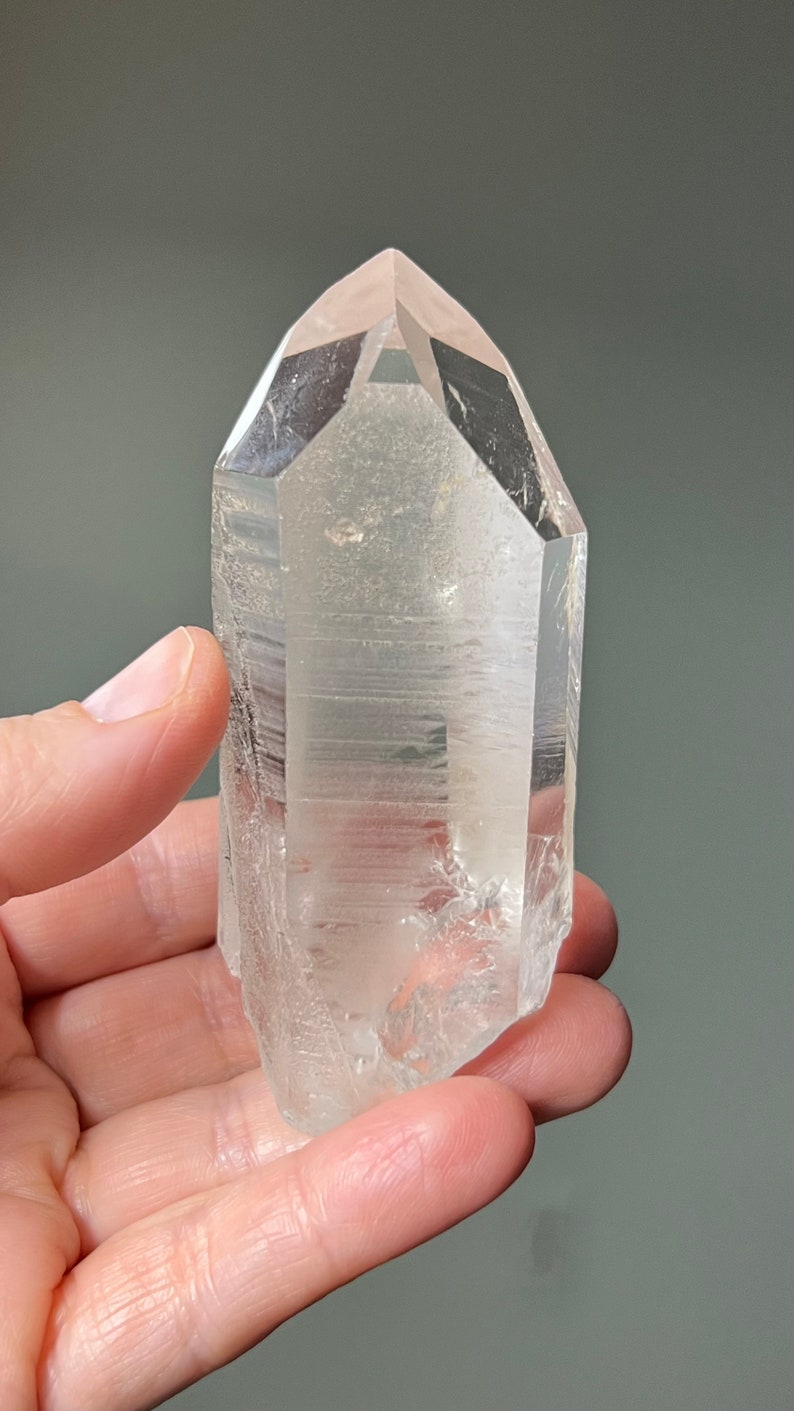 Clear Lemurian Recordkeeper Quartz, Brazil