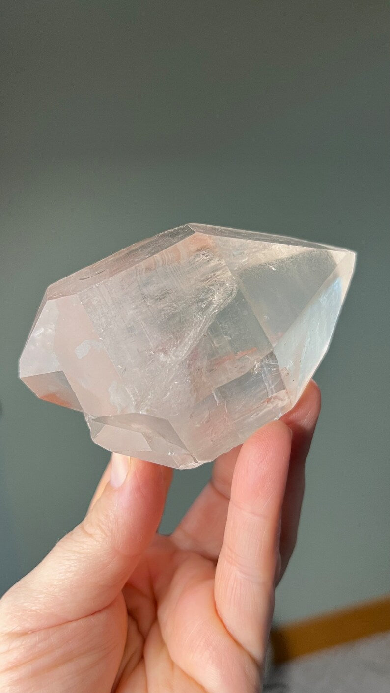 Prismatic Pink Lemurian DT Quartz