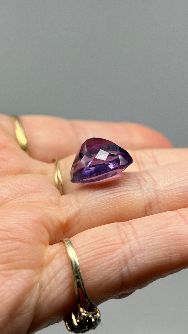 Pink Amethyst Gemstone, 13.5 ct, Four Peaks, Arizona, USA