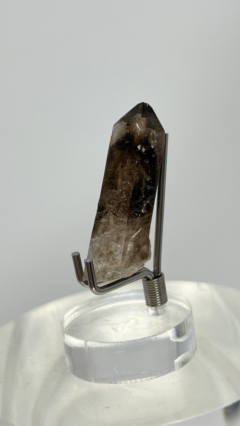 Prismatic Smoky Quartz Point, 5g Malawi