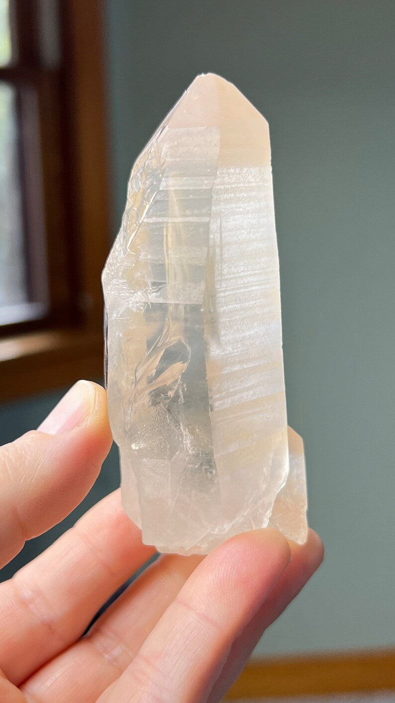 Golden Healer Lemurian Recordkeeper Quartz 154g, Brazil